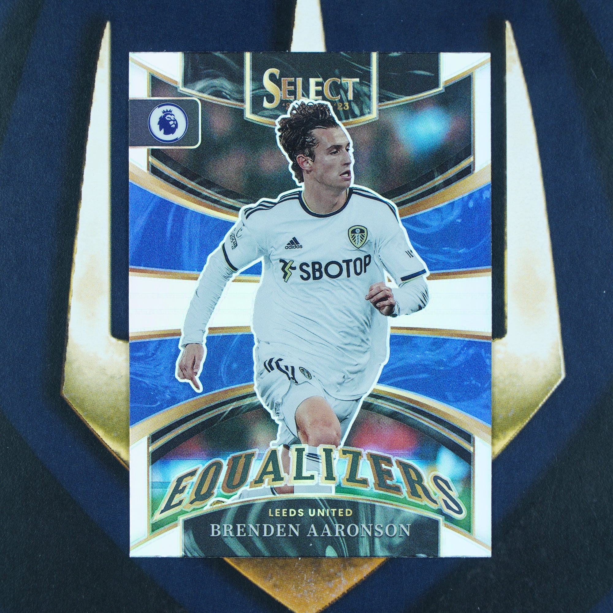 Brenden Aaronson 2022-23 Panini Select Premier League Equalizers Silver Leeds United