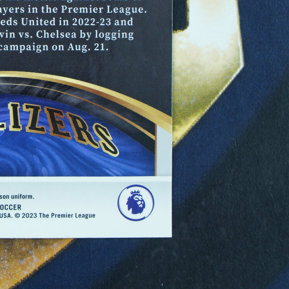 Brenden Aaronson 2022-23 Panini Select Premier League Equalizers Silver Leeds United