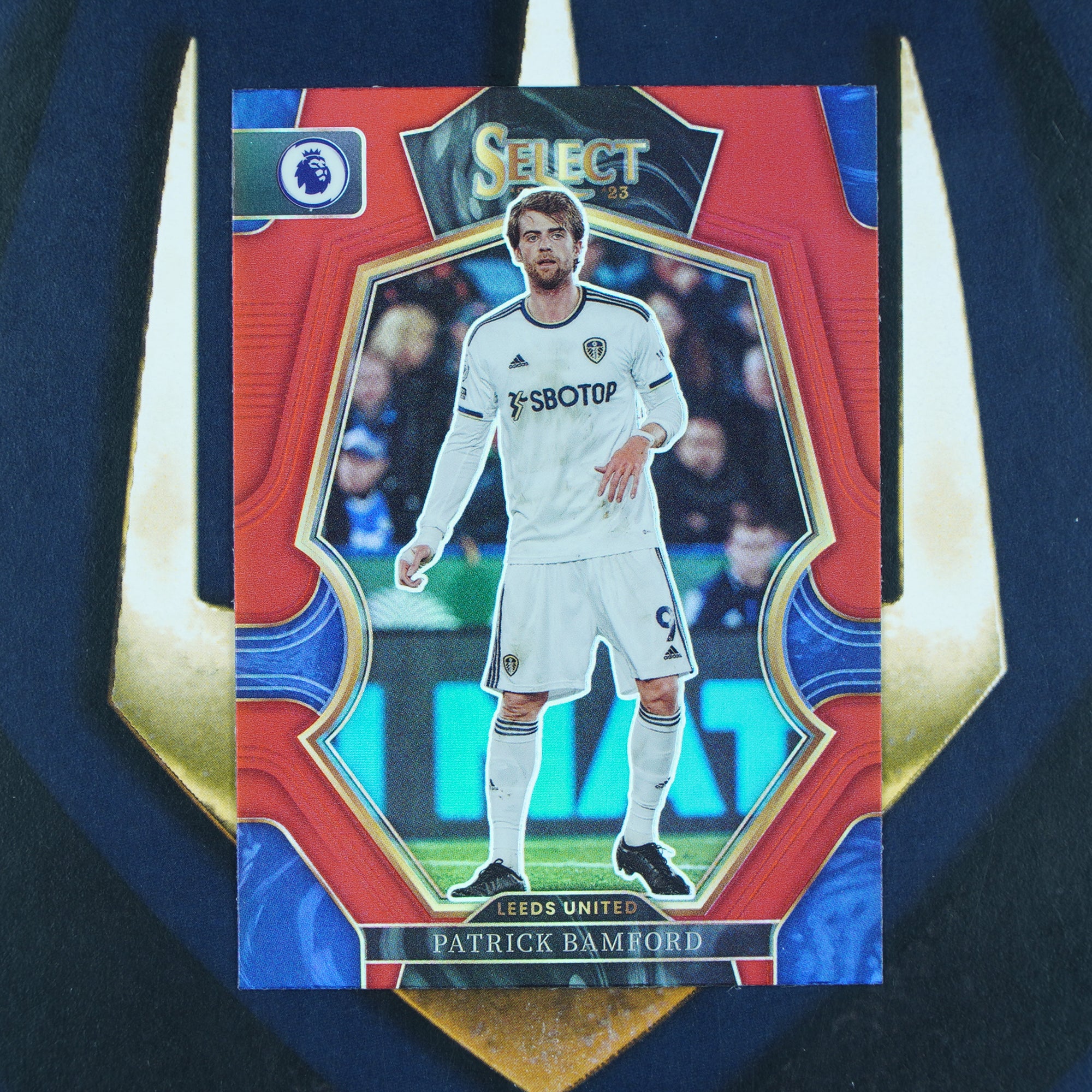 Patrick Bamford 2022-23 Panini Select Premier League Mezzanine Red Leeds United