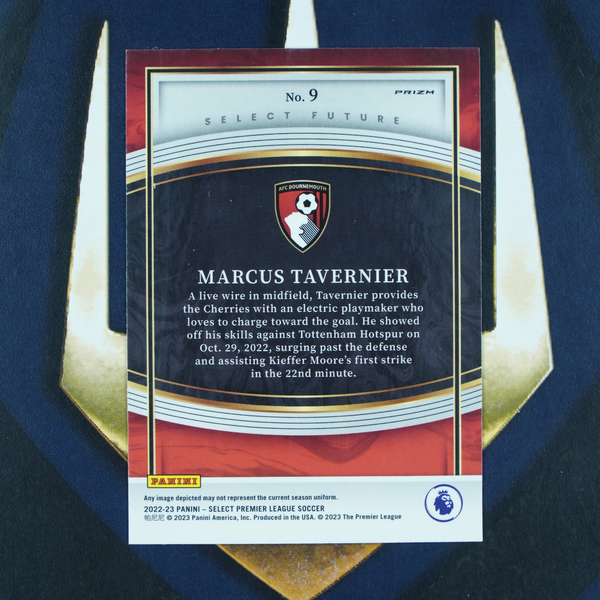 Marcus Tavernier 2022-23 Panini Select Premier League Future Silver Bournemouth RC