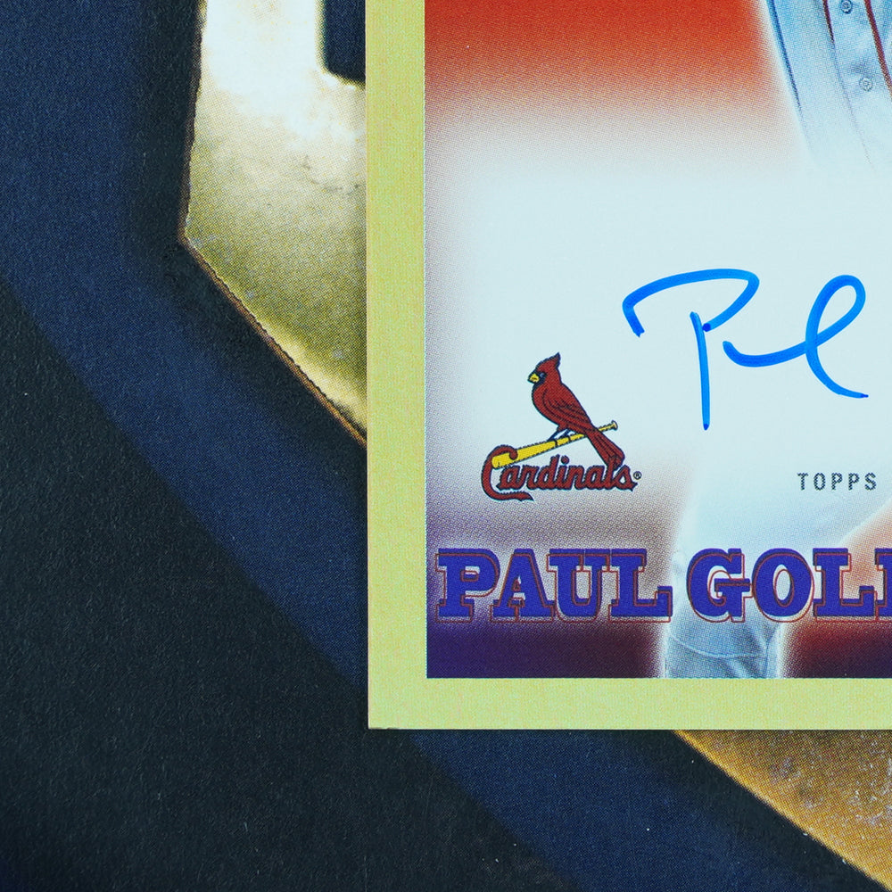 Paul Goldschmidt 2023 Topps Archives 1997 Season's Best Auto Gold /50 St Louis Cardinals