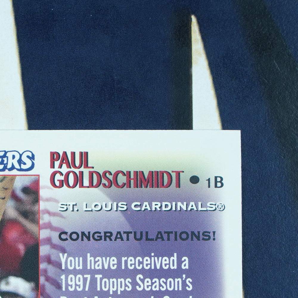 Paul Goldschmidt 2023 Topps Archives 1997 Season's Best Auto Gold /50 St Louis Cardinals