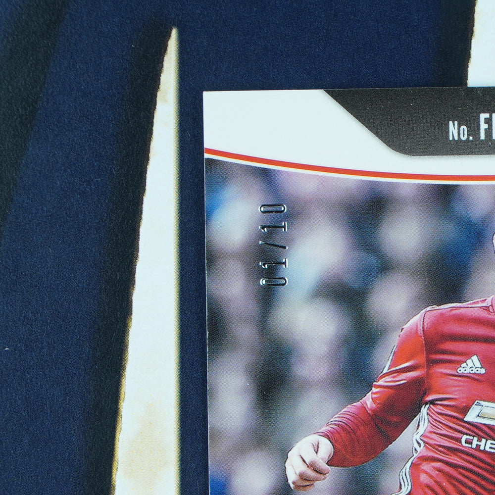 Wayne Rooney 2021-22 Panini Prizm Flashback Auto Purple /10 Manchester United