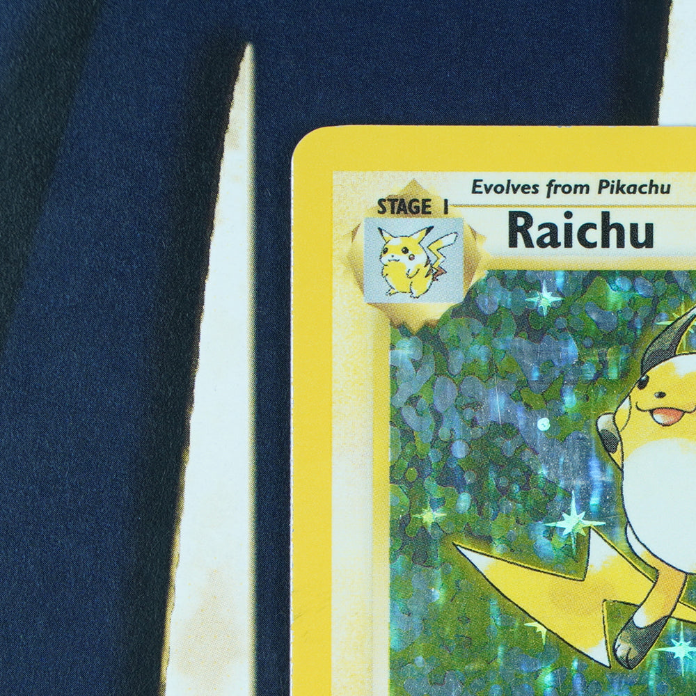 RAICHU Base Set HOLO RARE NM Pokemon Card 14/102