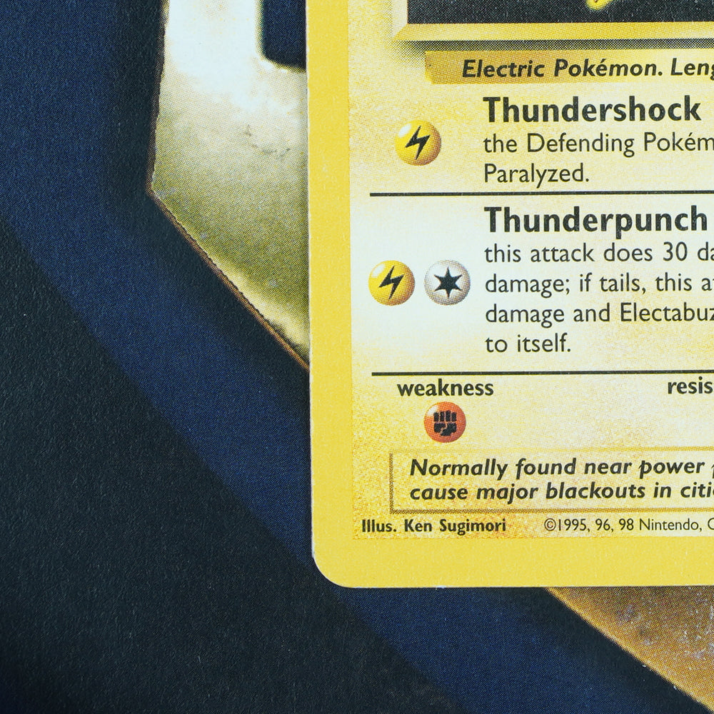 ELECTABUZZ Base Set RARE NM Pokemon Card 20/102