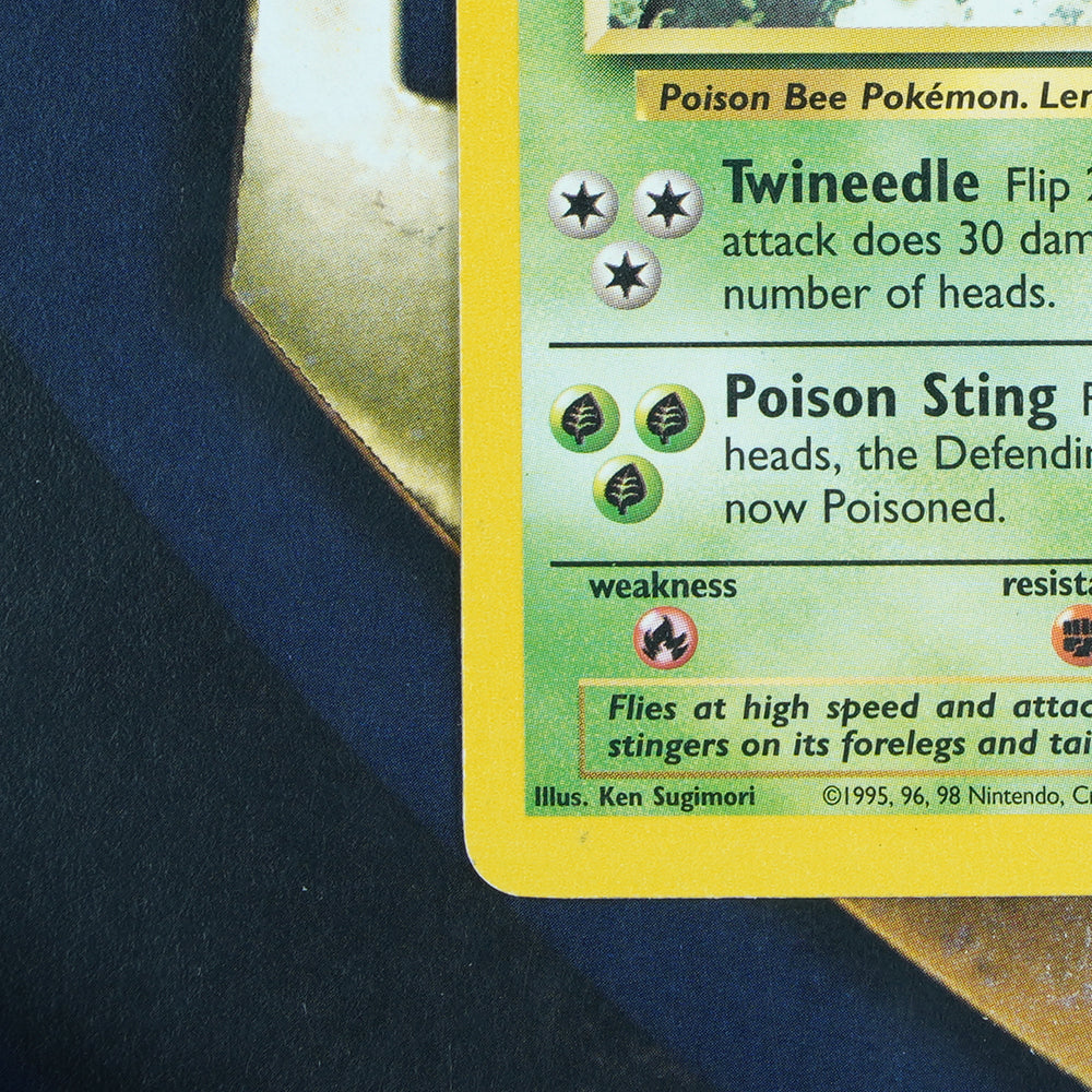 BEEDRILL Base Set RARE LP Pokemon Card 17/102