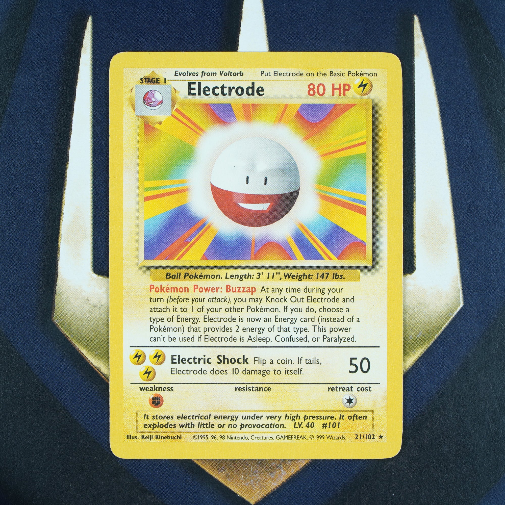 ELECTRODE Base Set RARE NM Pokemon Card 21/102