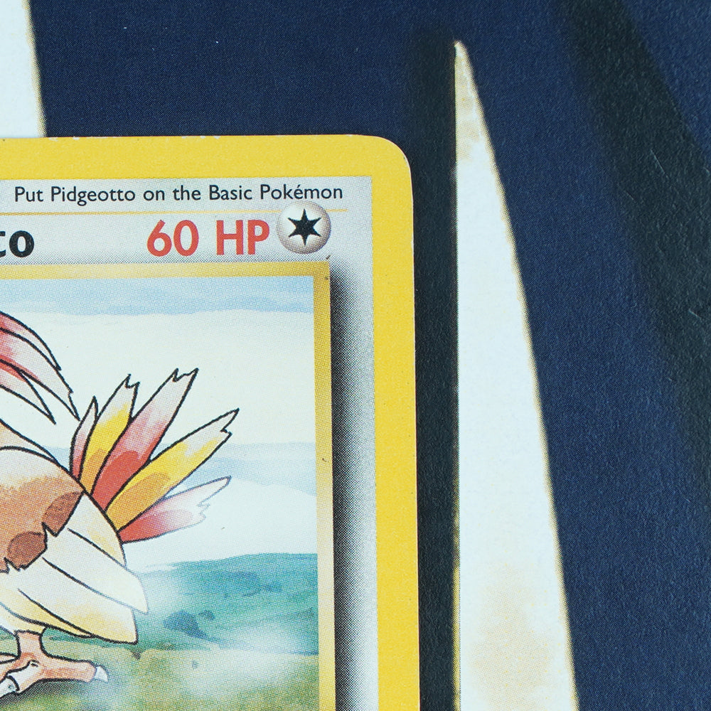 PIDGEOTTO Base Set RARE LP Pokemon Card 22/102