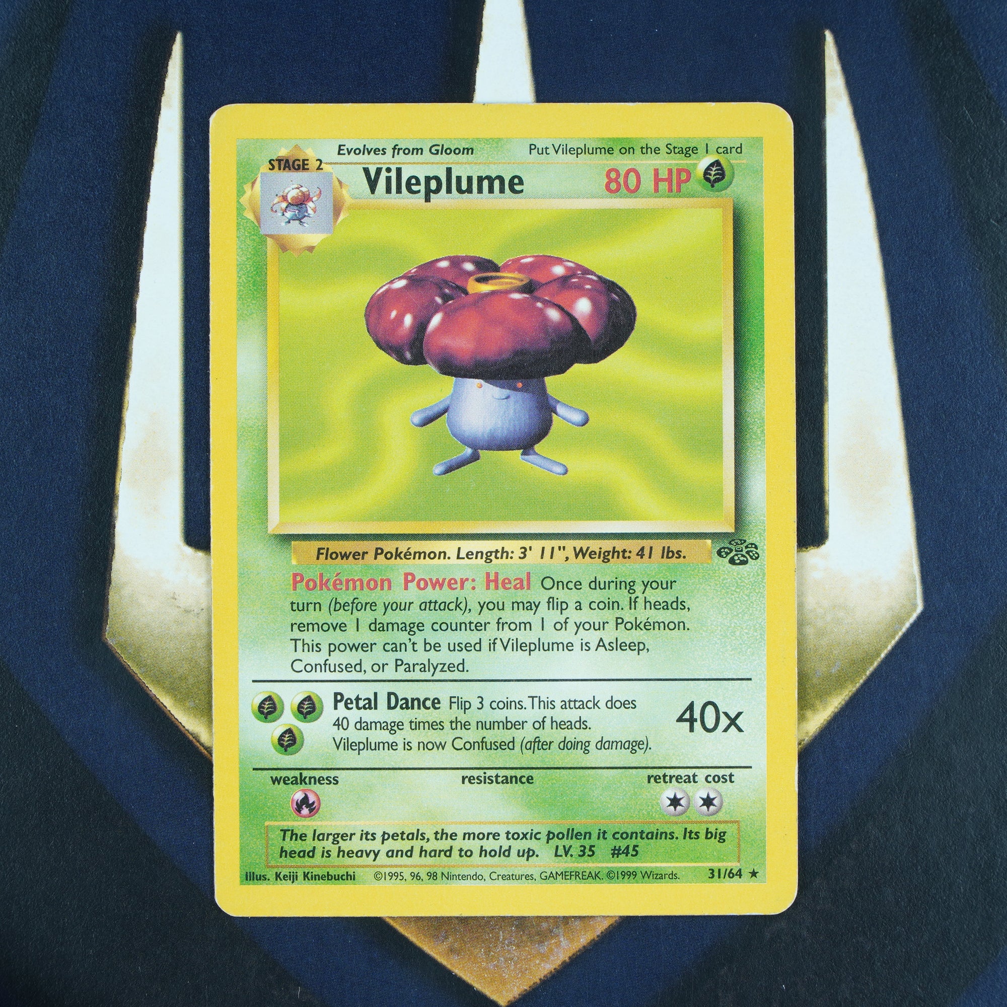 VILEPLUME Jungle RARE LP Pokemon Card 31/64