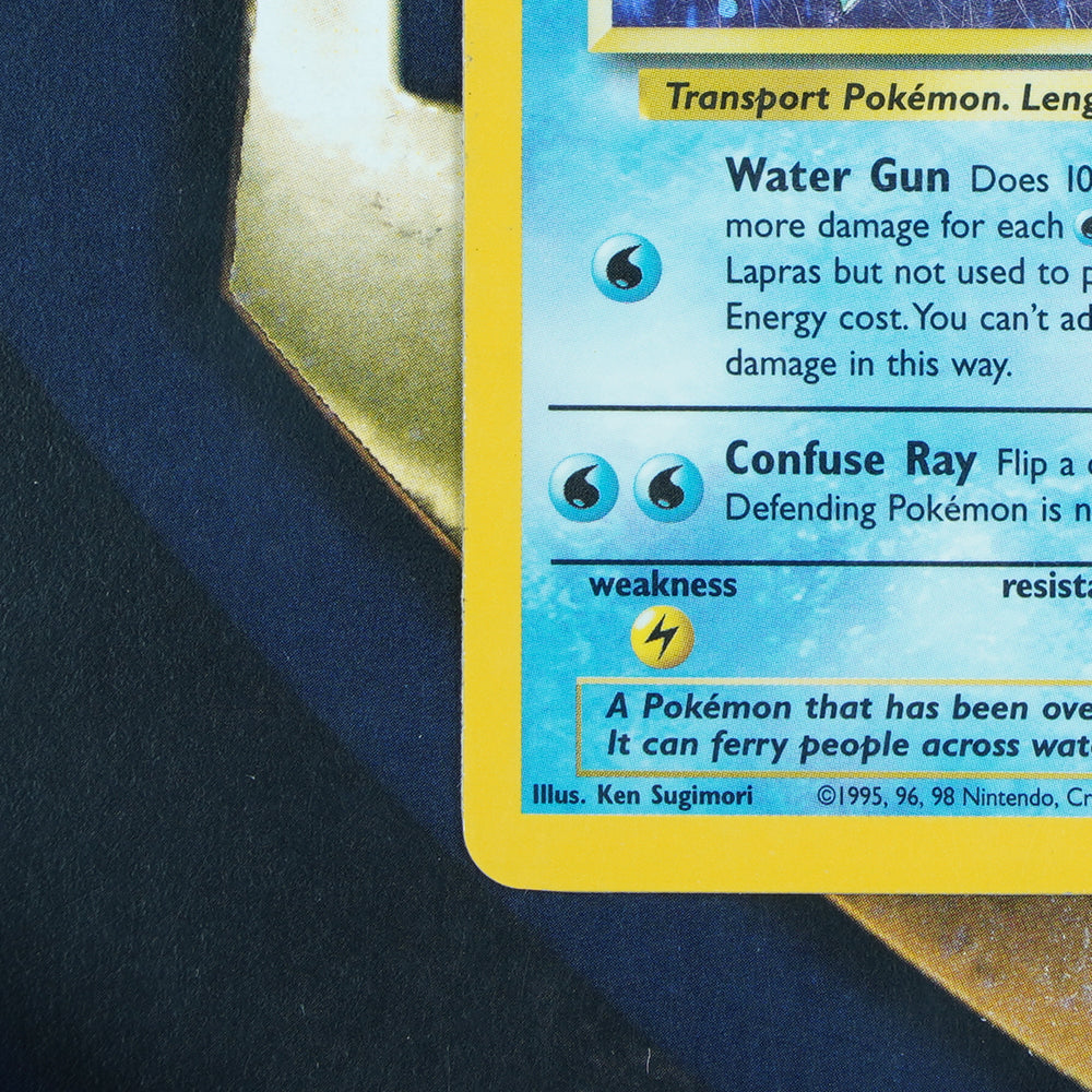 LAPRAS Fossil HOLO RARE LP Pokemon Card 10/62