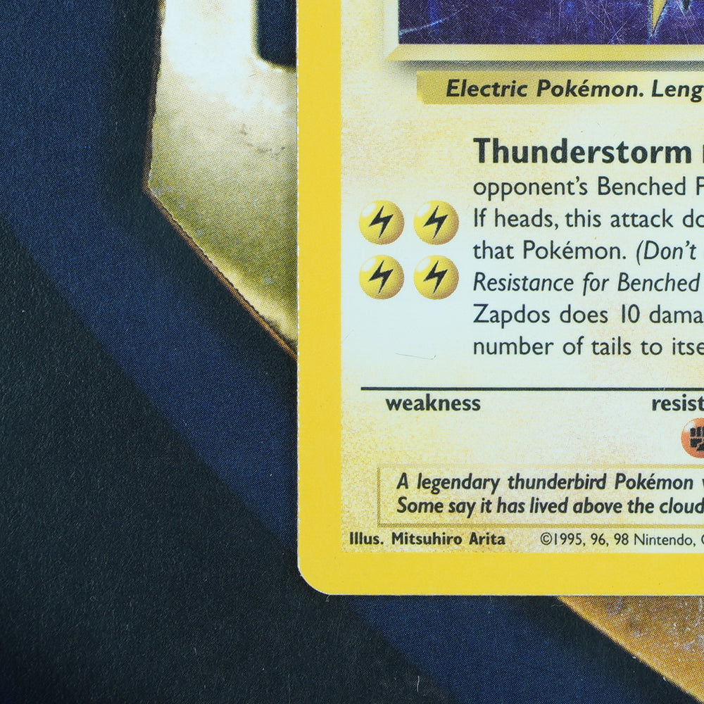 ZAPDOS Fossil HOLO RARE HP Pokemon Card 15/62