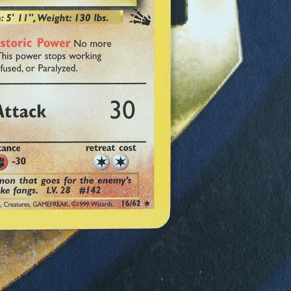 AERODACTYL Fossil RARE LP Pokemon Card 16/62