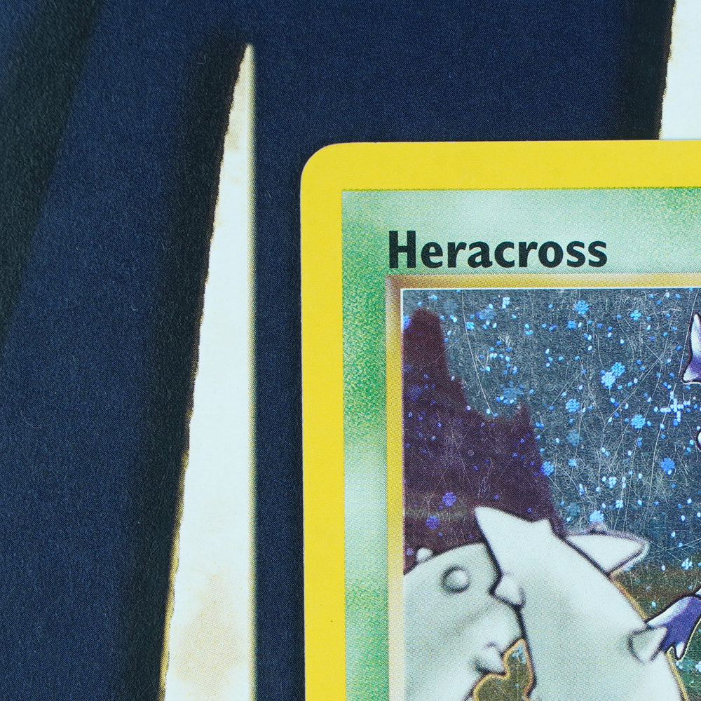 HERACROSS Neo Genesis HOLO RARE LP Pokemon Card 6/111