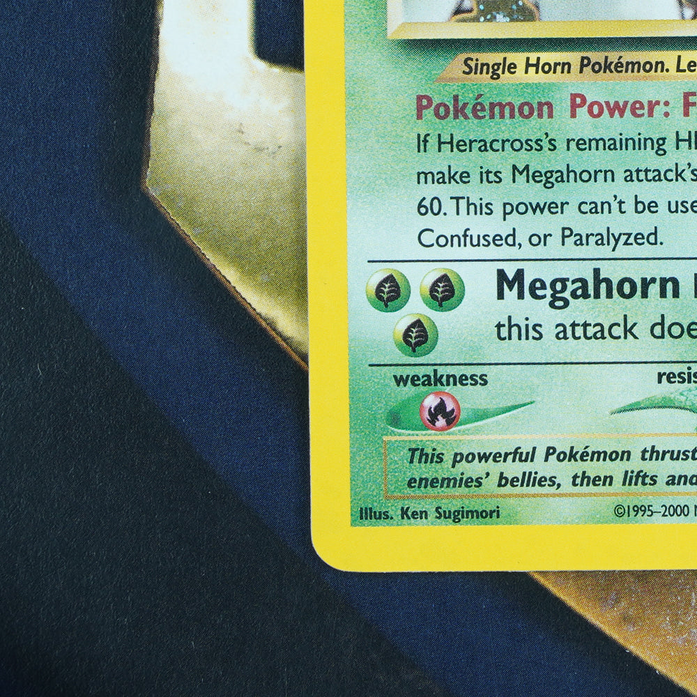 HERACROSS Neo Genesis HOLO RARE LP Pokemon Card 6/111