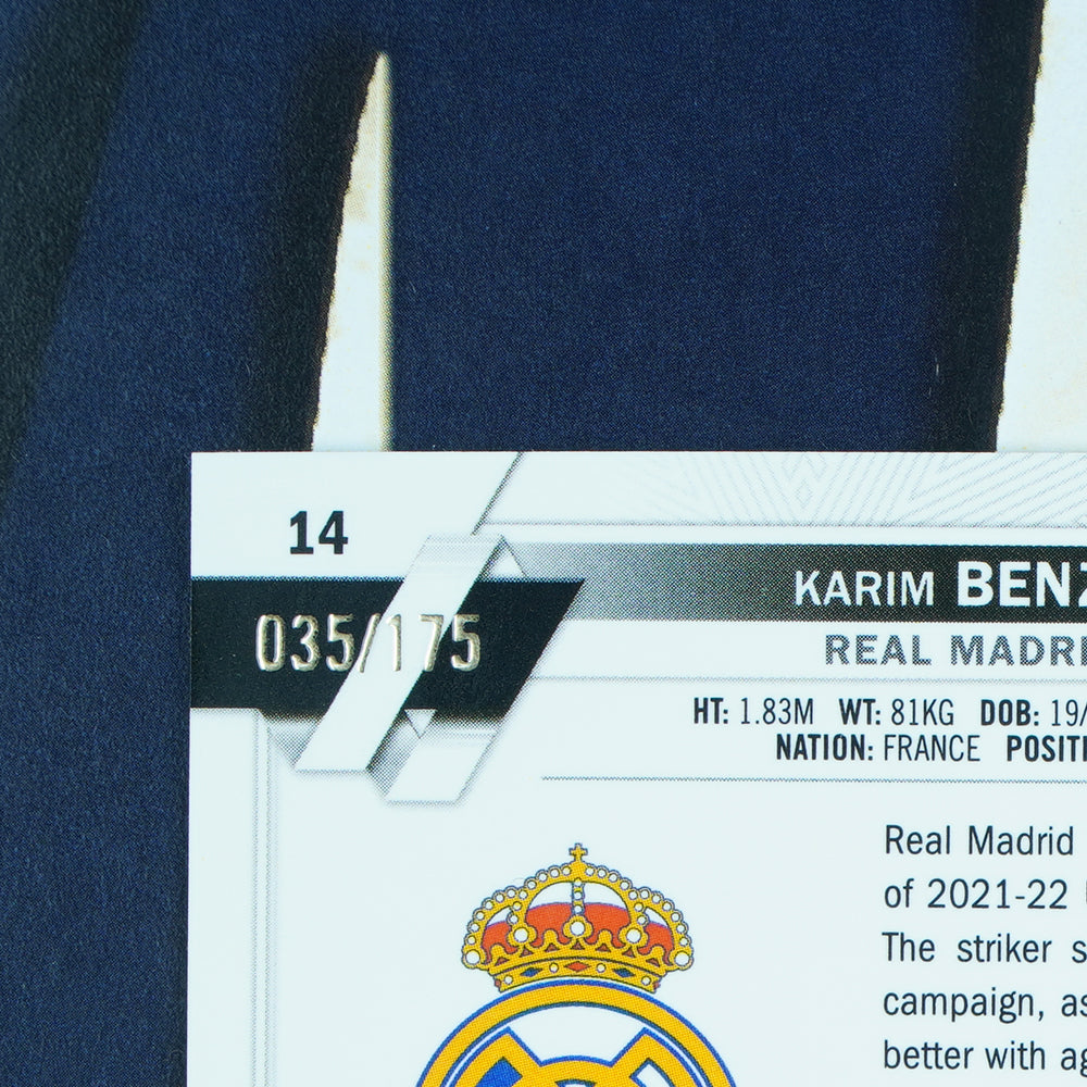 Karim Benzema  2022-23 Topps UEFA Chrome  Pink Shimmer /250 Real Madrid