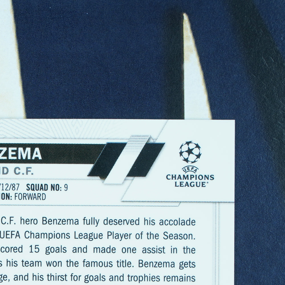 Karim Benzema  2022-23 Topps UEFA Chrome  Pink Shimmer /250 Real Madrid