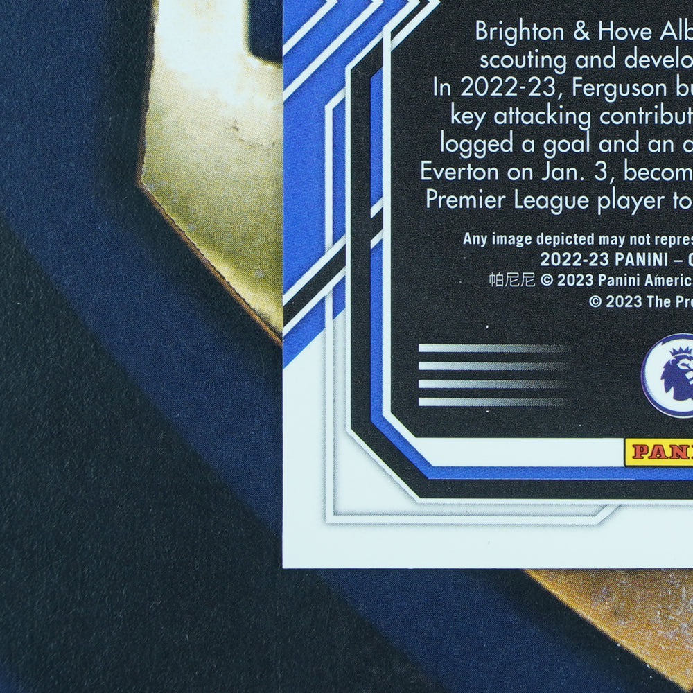 Evan Ferguson  2022-23 Panini Obsidian  Red Pulsar /30  Brighton & Hove Albion RC