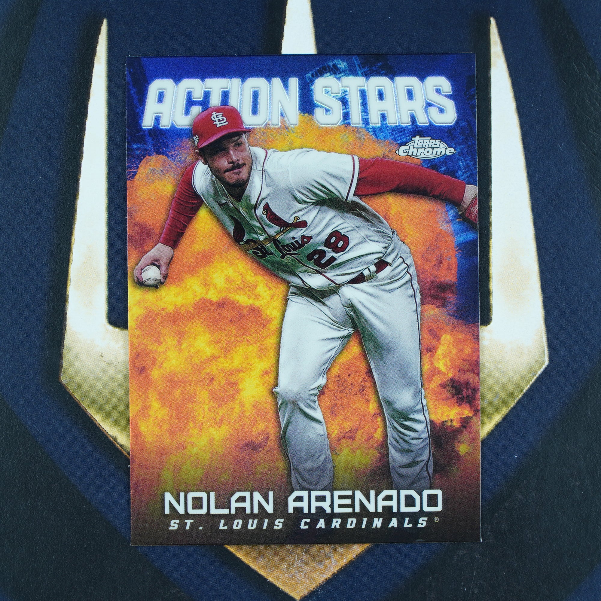 Nolan Arenado 2023 Topps Chrome Update Action Stars St Louis Cardinals