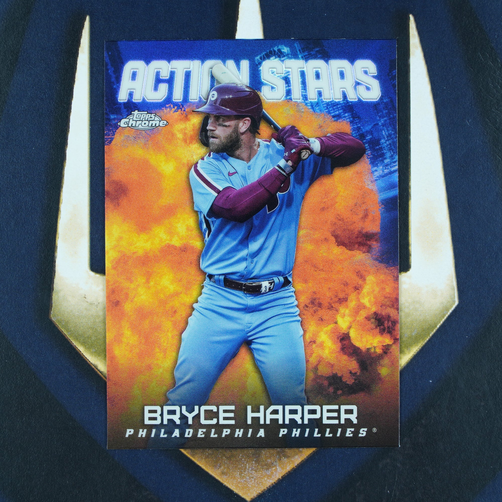 Bryce Harper 2023 Topps Chrome Update Action Stars Philadelphia Phillies
