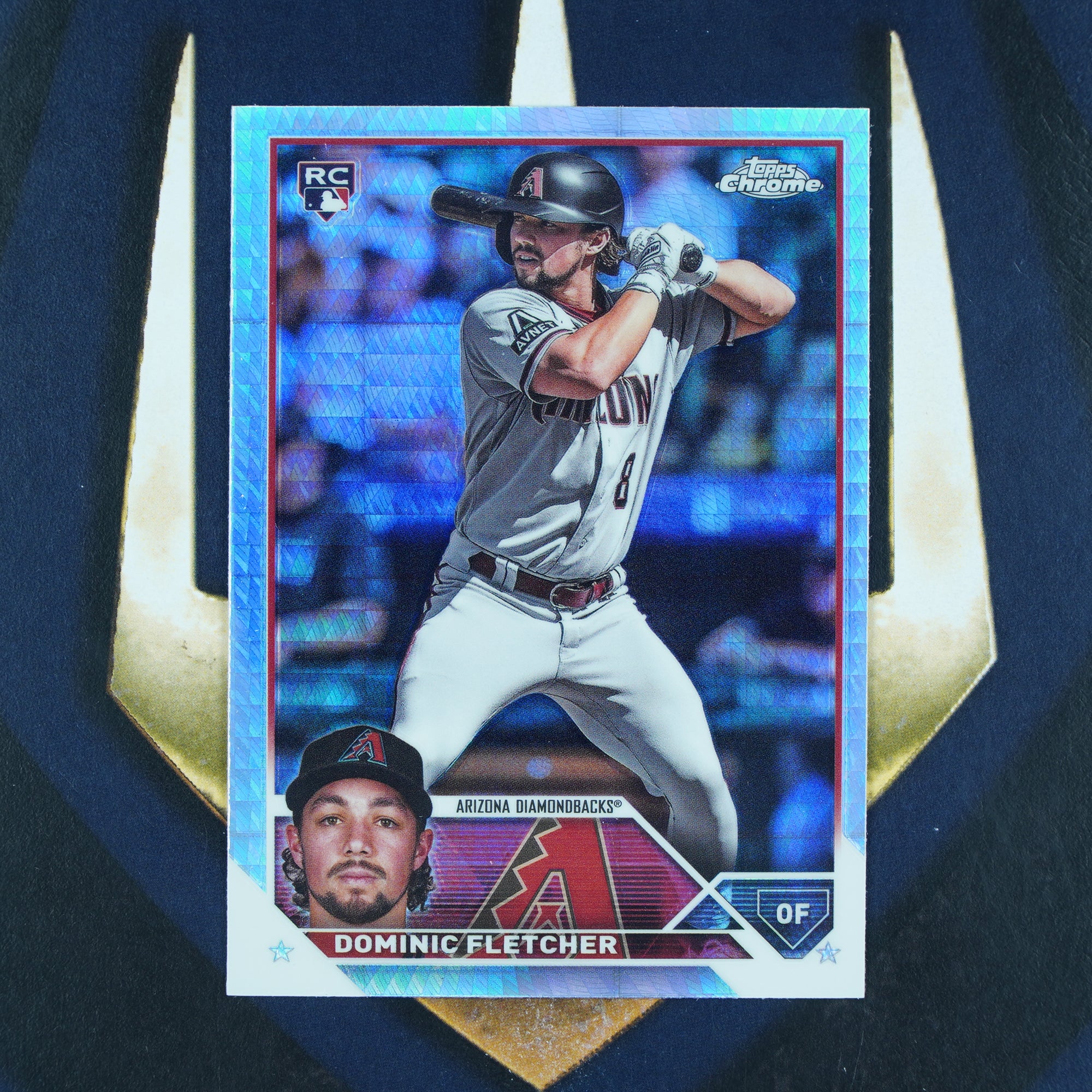 Dominic Fletcher 2023 Topps Chrome Update Prism Refractor Arizona Diamondbacks RC