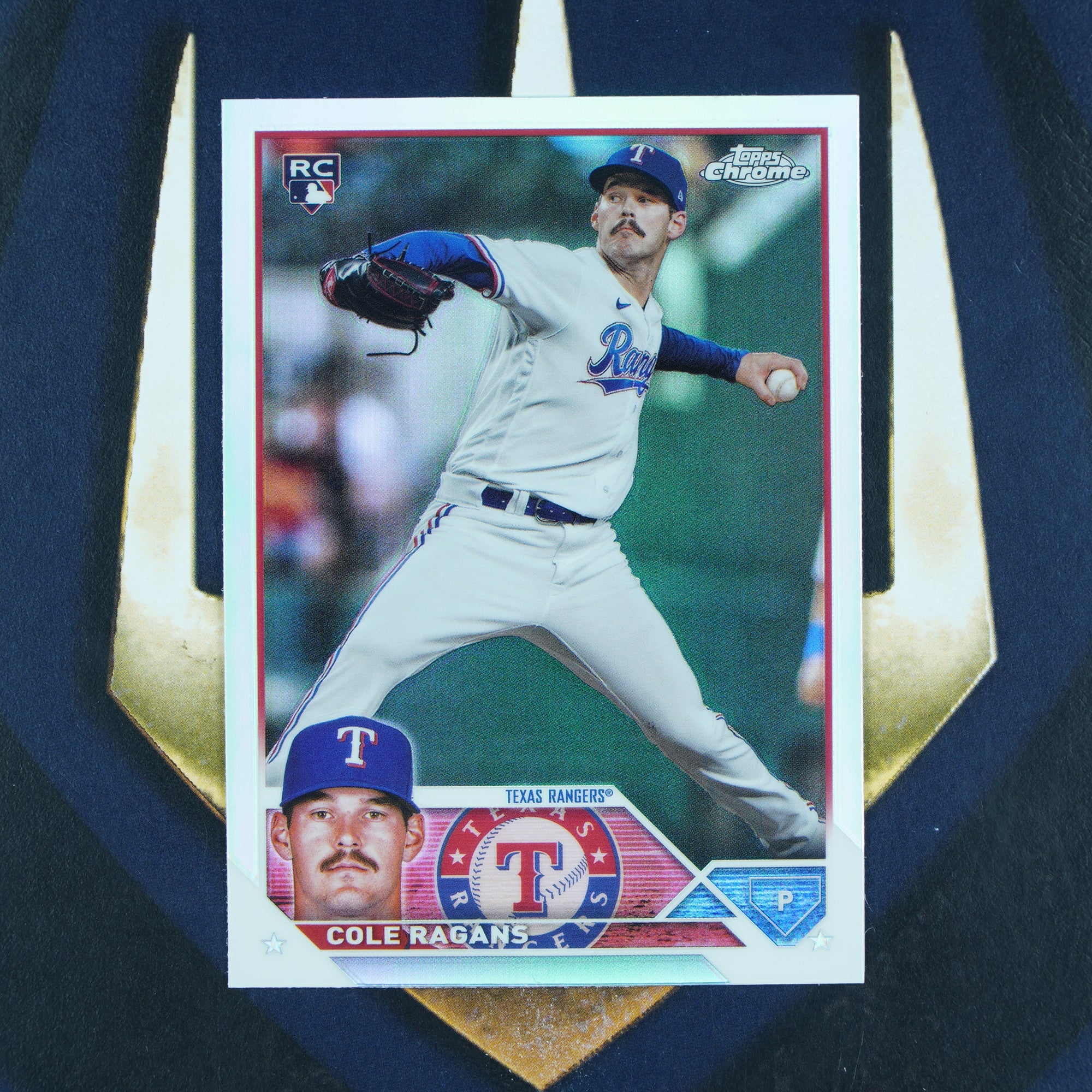 Cole Ragans 2023 Topps Chrome Update Refractor Texas Rangers RC