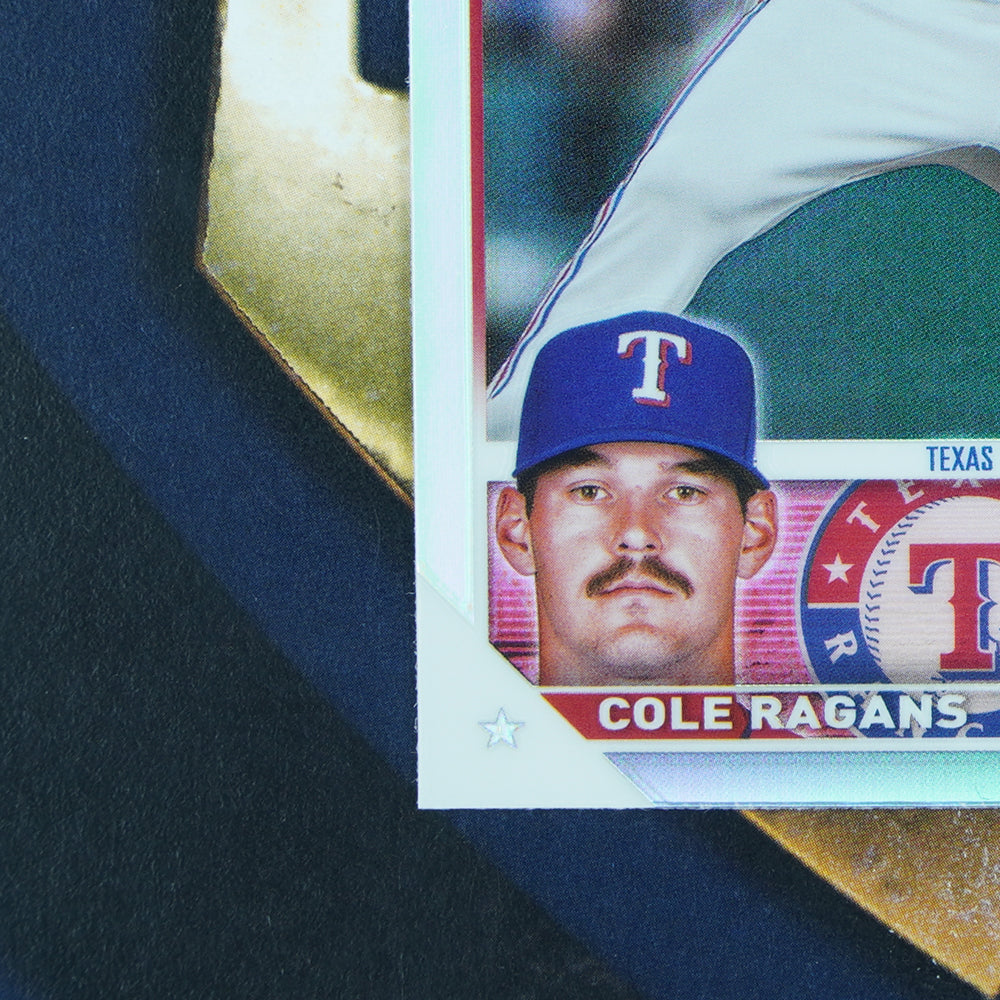 Cole Ragans 2023 Topps Chrome Update Refractor Texas Rangers RC