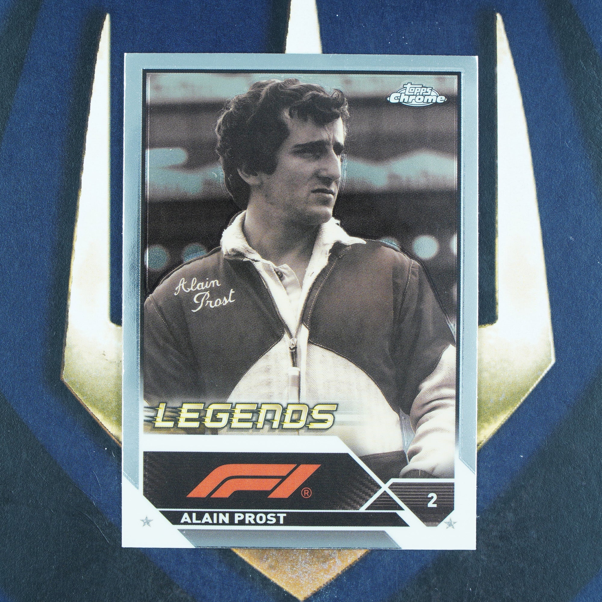 Alain Prost 2023 Topps F1 Chrome Base Legends #196 McLaren