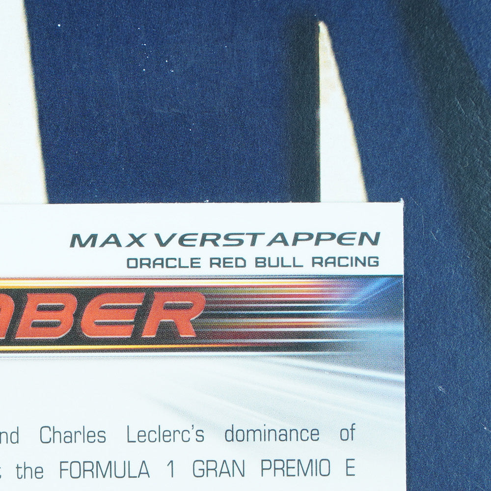 Max Verstappen 2023 Topps F1 Chrome Camber Insert CAM-MV Red Bull