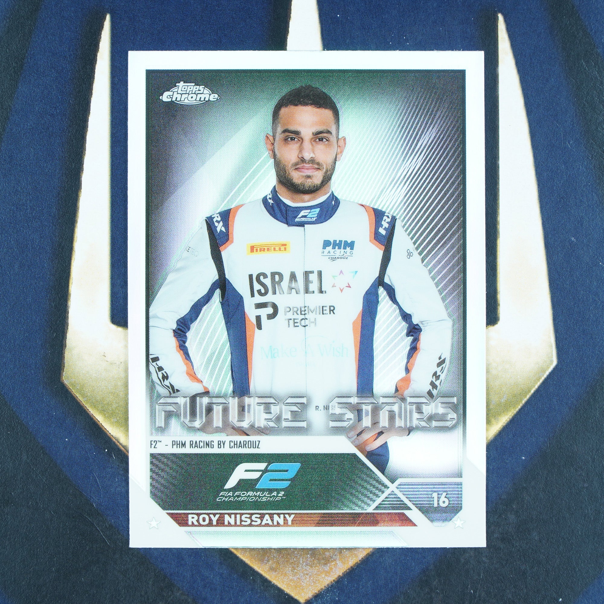 Roy Nissany 2023 Topps F1 Chrome Refractor Future Stars #88 PHM Racing
