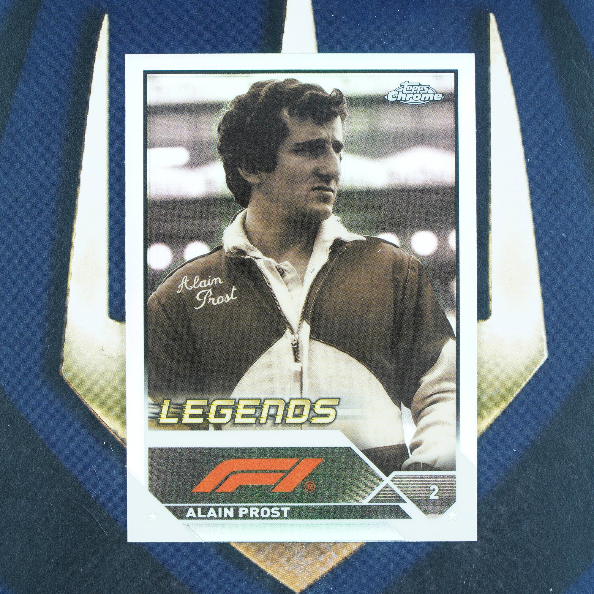 Alain Prost 2023 Topps F1 Chrome Refractor Legends #196 McLaren