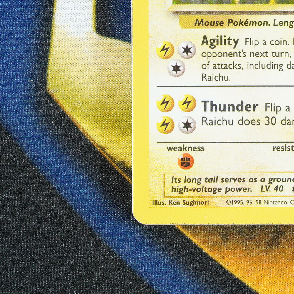 Raichu BASE SET Holo Rare 14/102 [MP]
