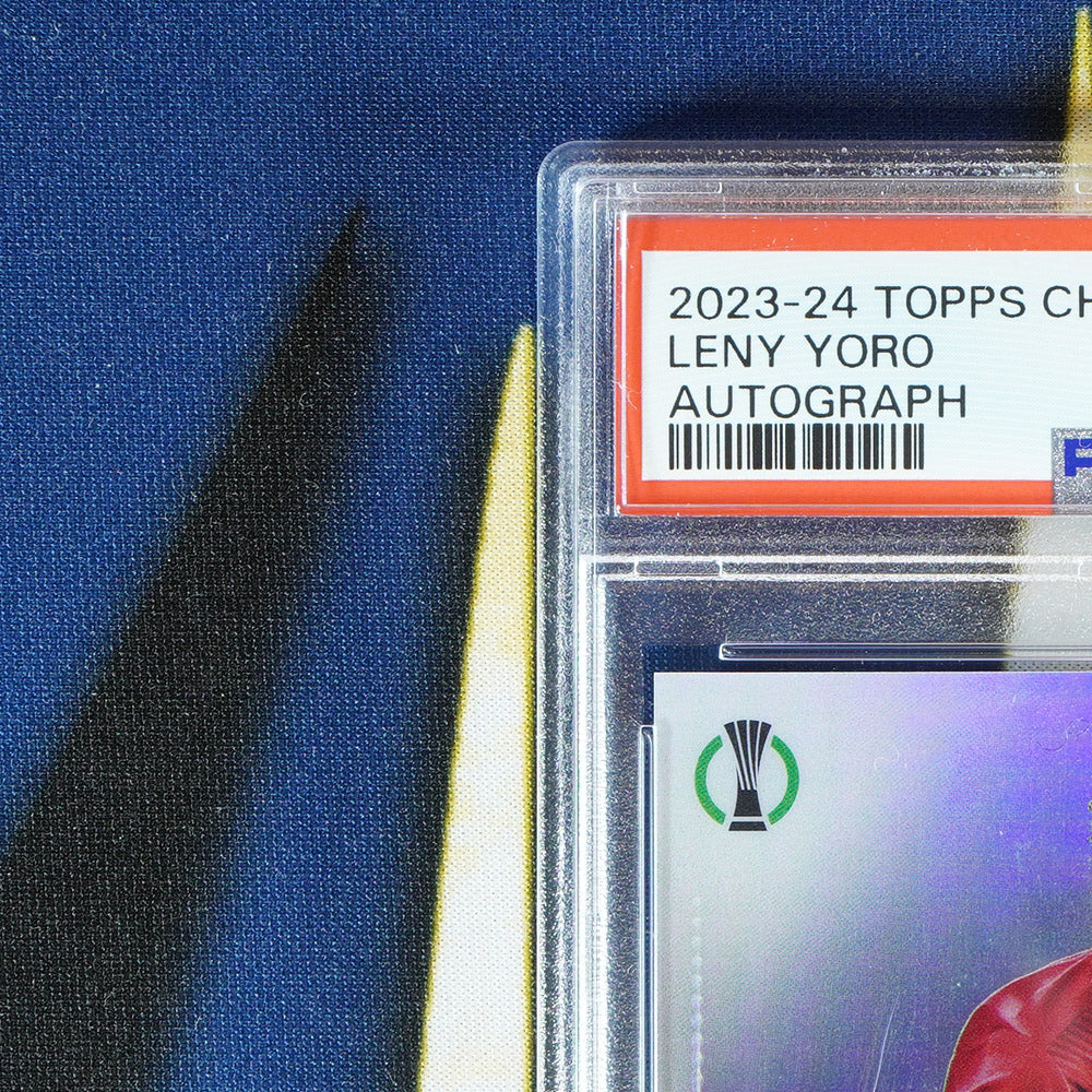 Leny Yoro 2023-24 TOPPS CHROME UCC Refractor Auto CA-YO [PSA 9]
