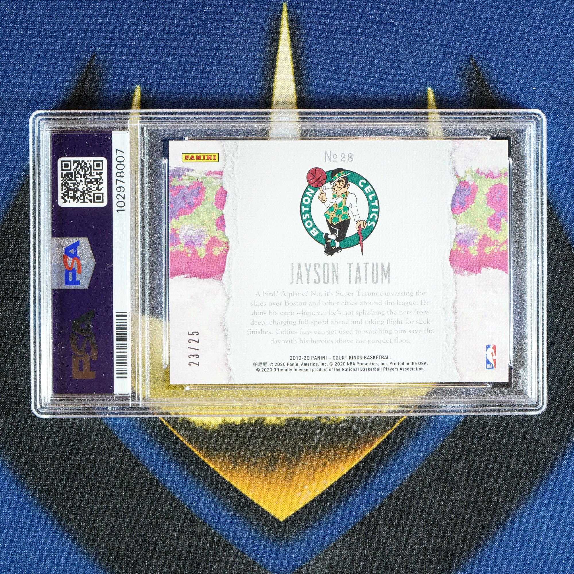 Jayson Tatum 2019 PANINI COURT KINGS Points In The Paint /25 #28 [PSA 10]