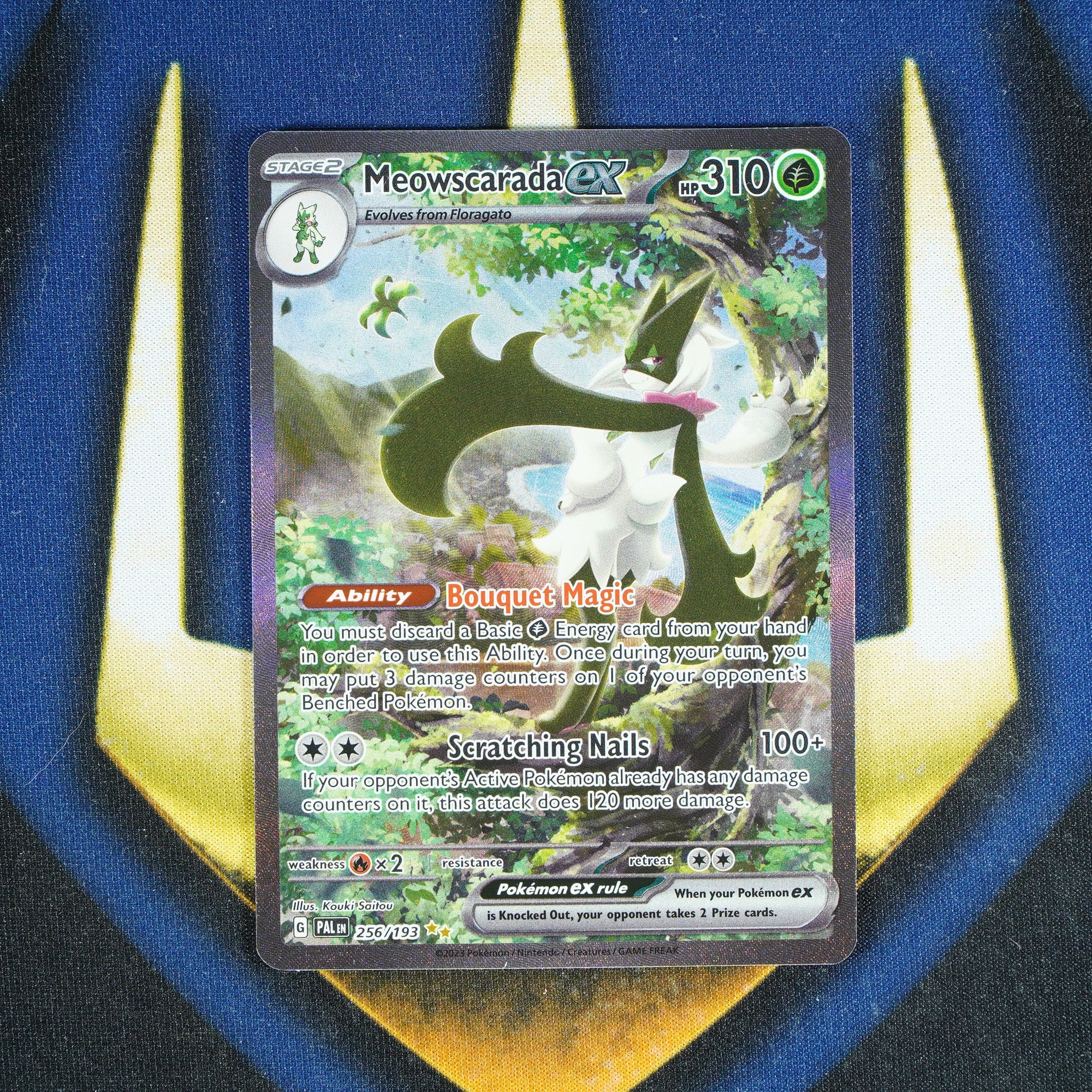 Meowscarada EX PALDEA EVOLVED Special Illustration Rare 256/193 [M]