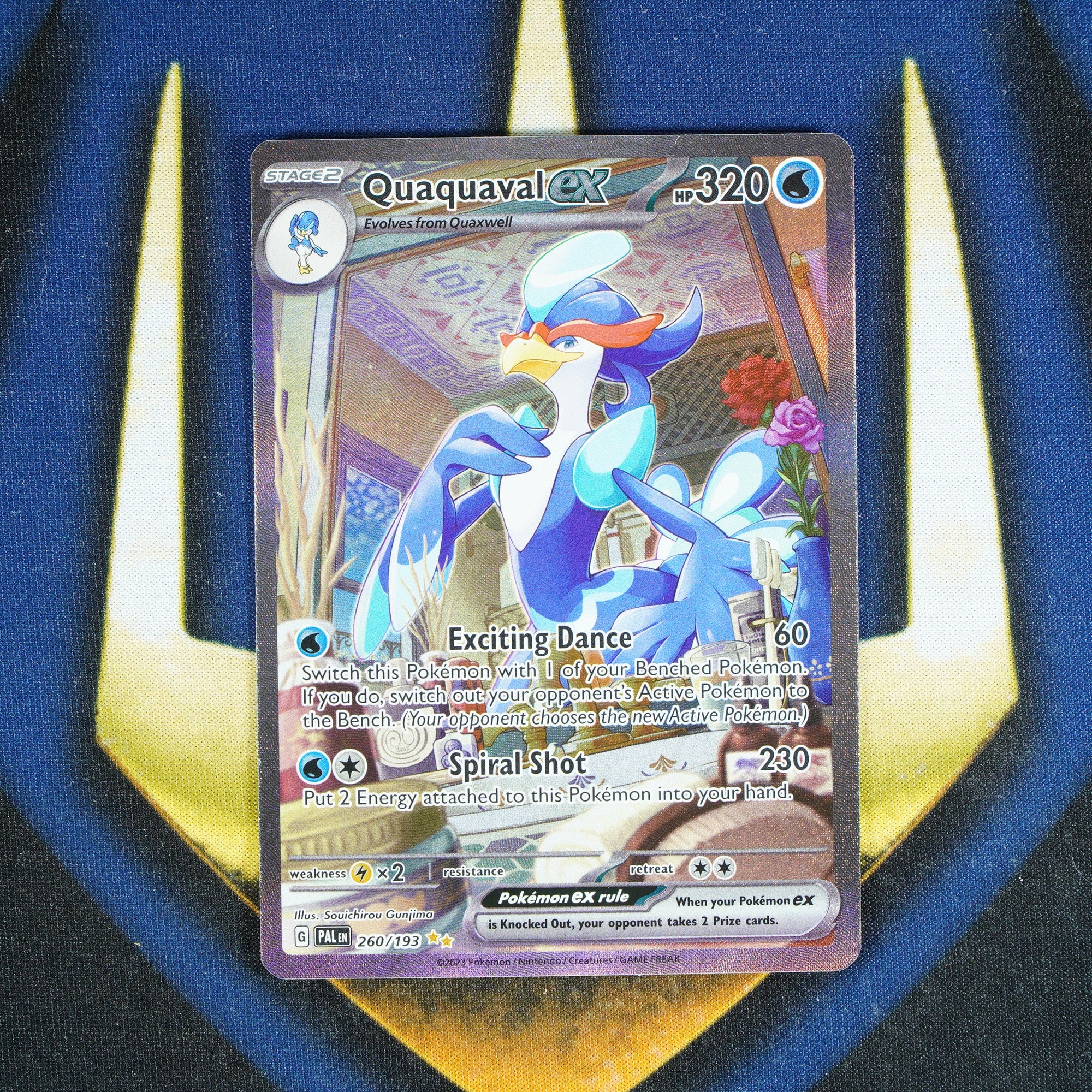 Quaquaval EX PALDEA EVOLVED Special Illustration Rare 260/193 [M]