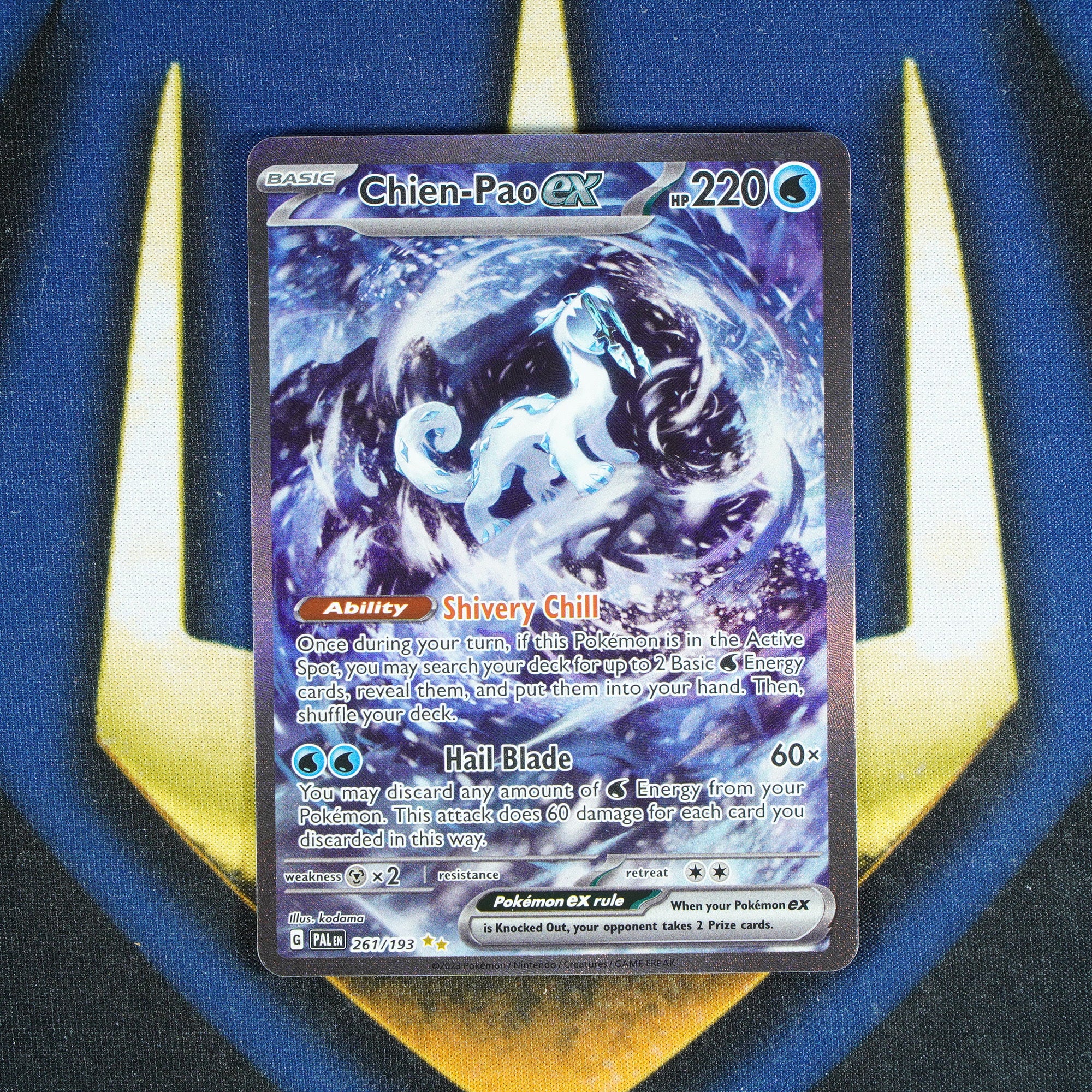 Chien-Pao EX PALDEA EVOLVED Special Illustration Rare 261/193 [M]