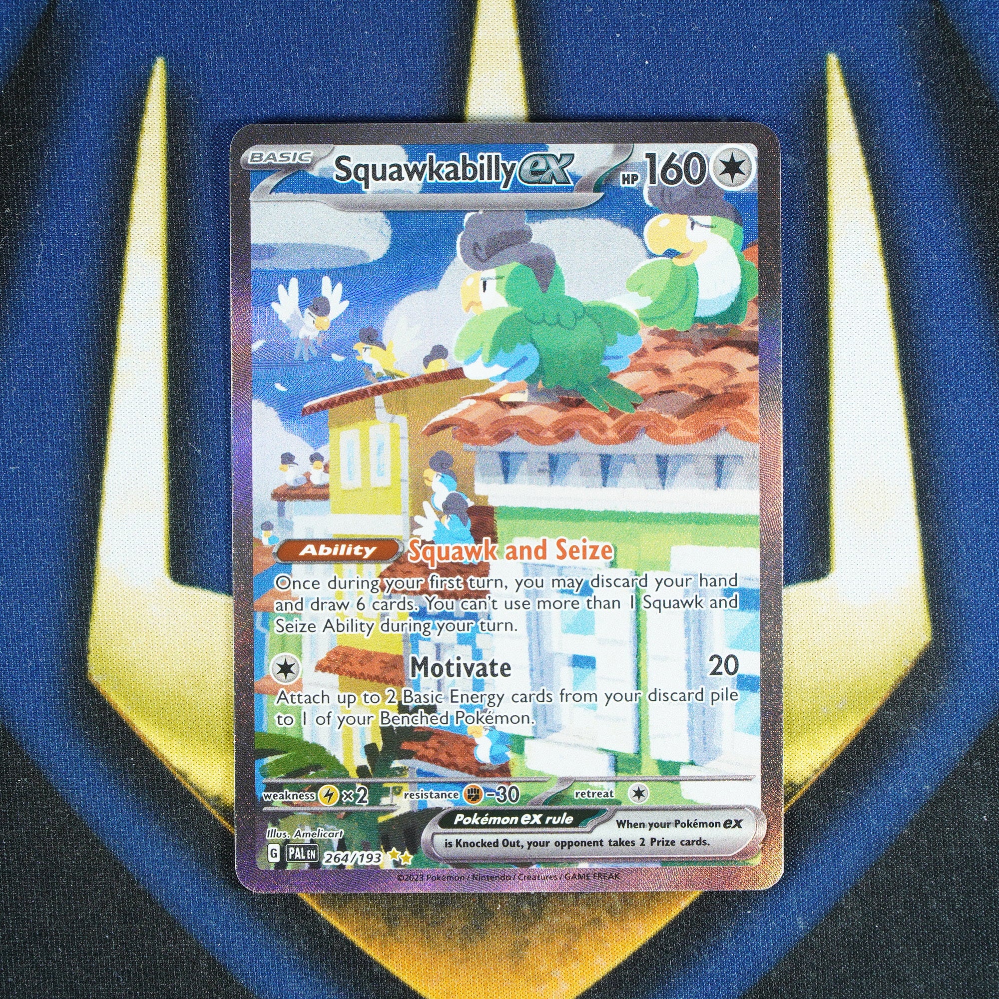 Squawkabilly EX PALDEA EVOLVED Special Illustration Rare 264/193 [M]