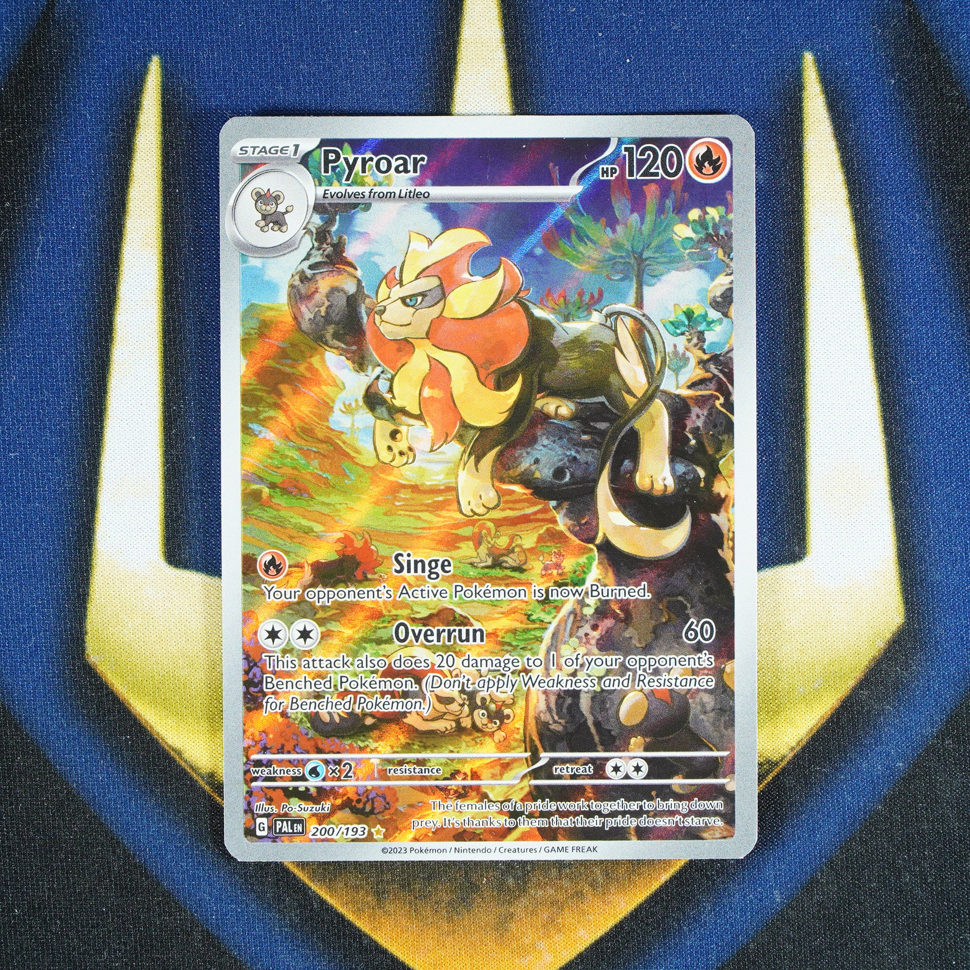 Pyroar PALDEA EVOLVED Illustration Rare 200/193 [M]