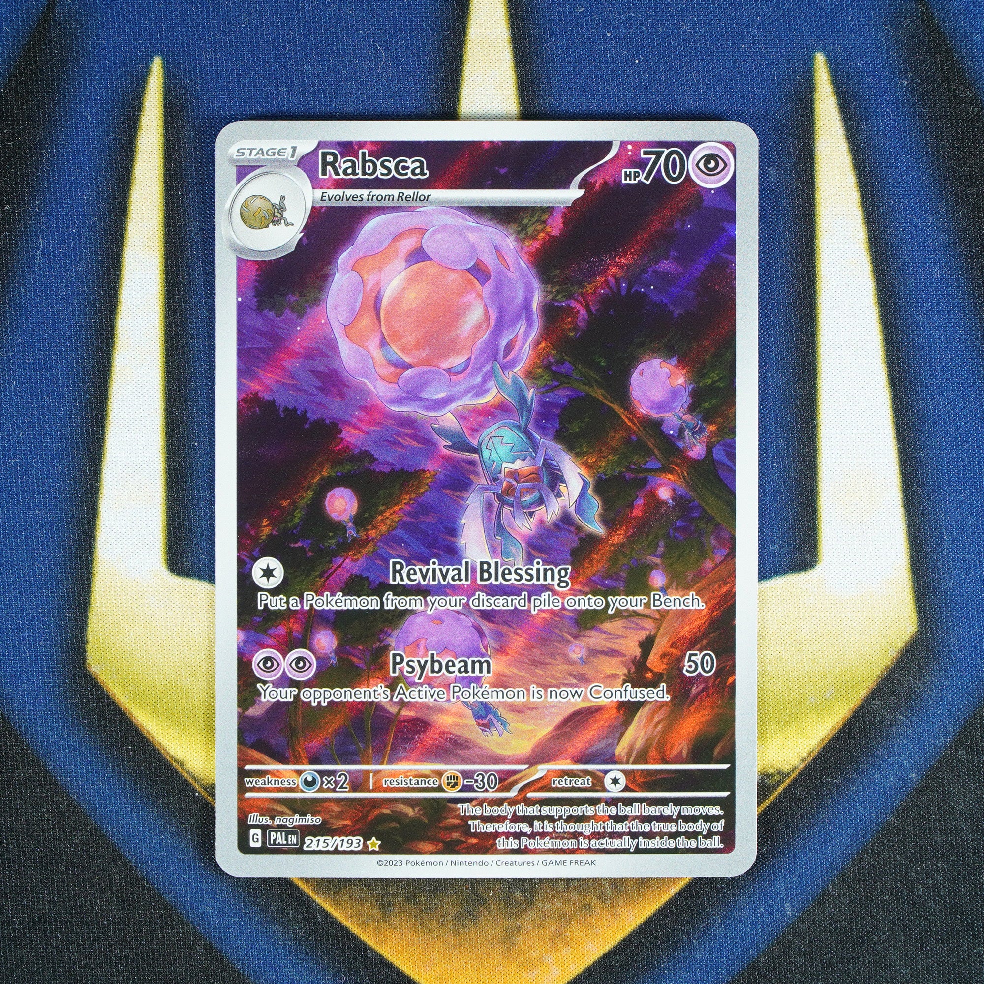 Rabsca PALDEA EVOLVED Illustration Rare 215/193 [M]