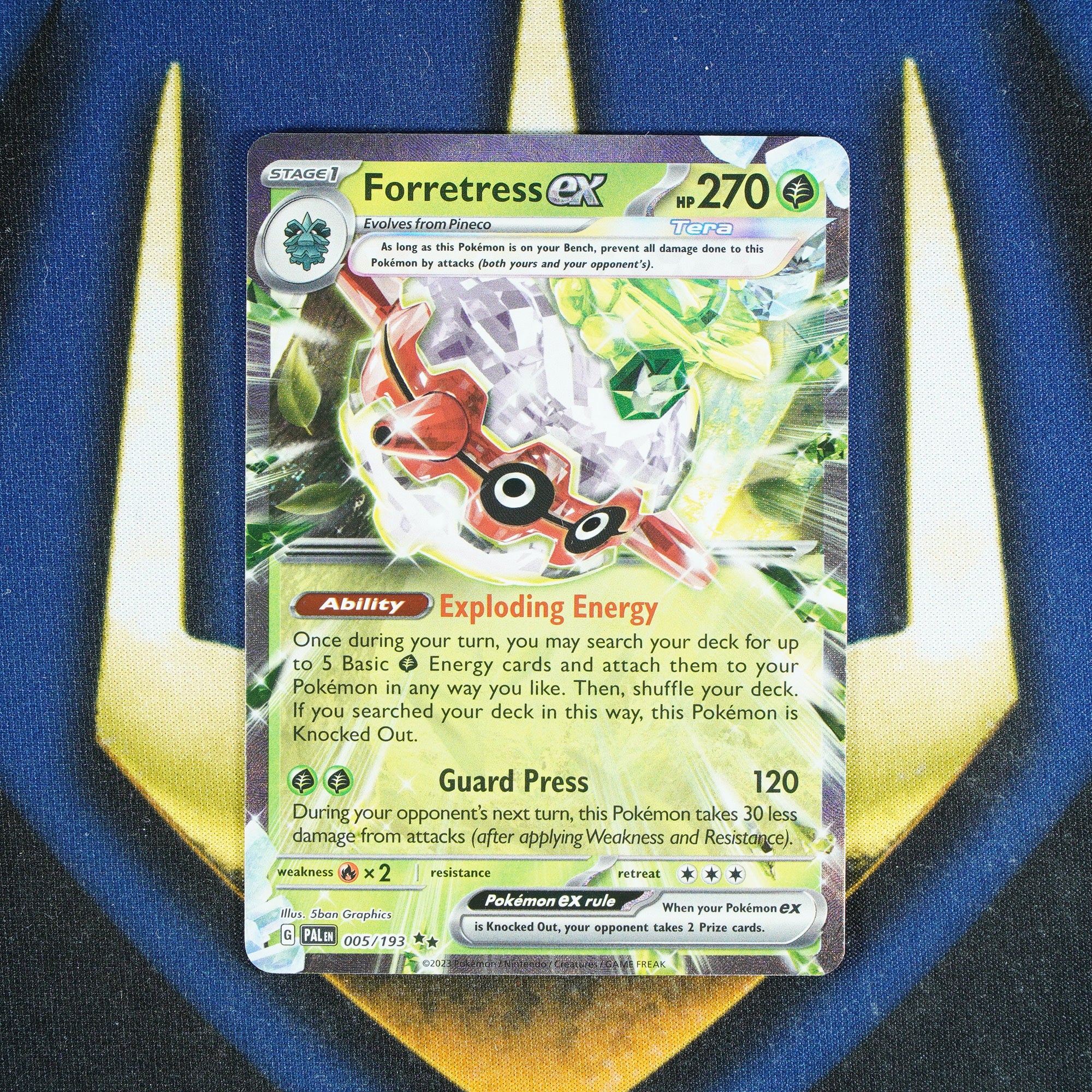 Forretress EX PALDEA EVOLVED Double Rare 5/193 [M]