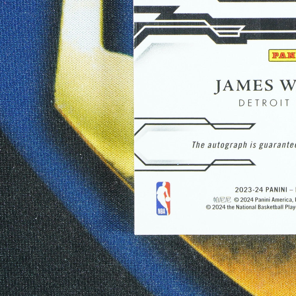 James Wiseman 2023-24 PANINI NOIR On Card Auto Gold /10 [Raw]