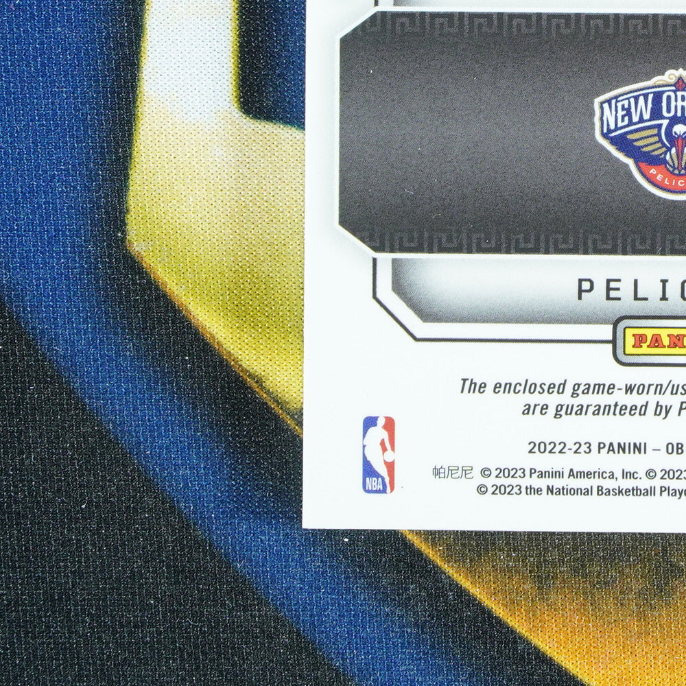 Brandon Ingram  2022-23 PANINI OBSIDIAN Matrix Material Game Worn /10 [Raw]