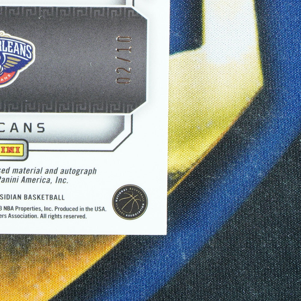 Brandon Ingram  2022-23 PANINI OBSIDIAN Matrix Material Game Worn /10 [Raw]