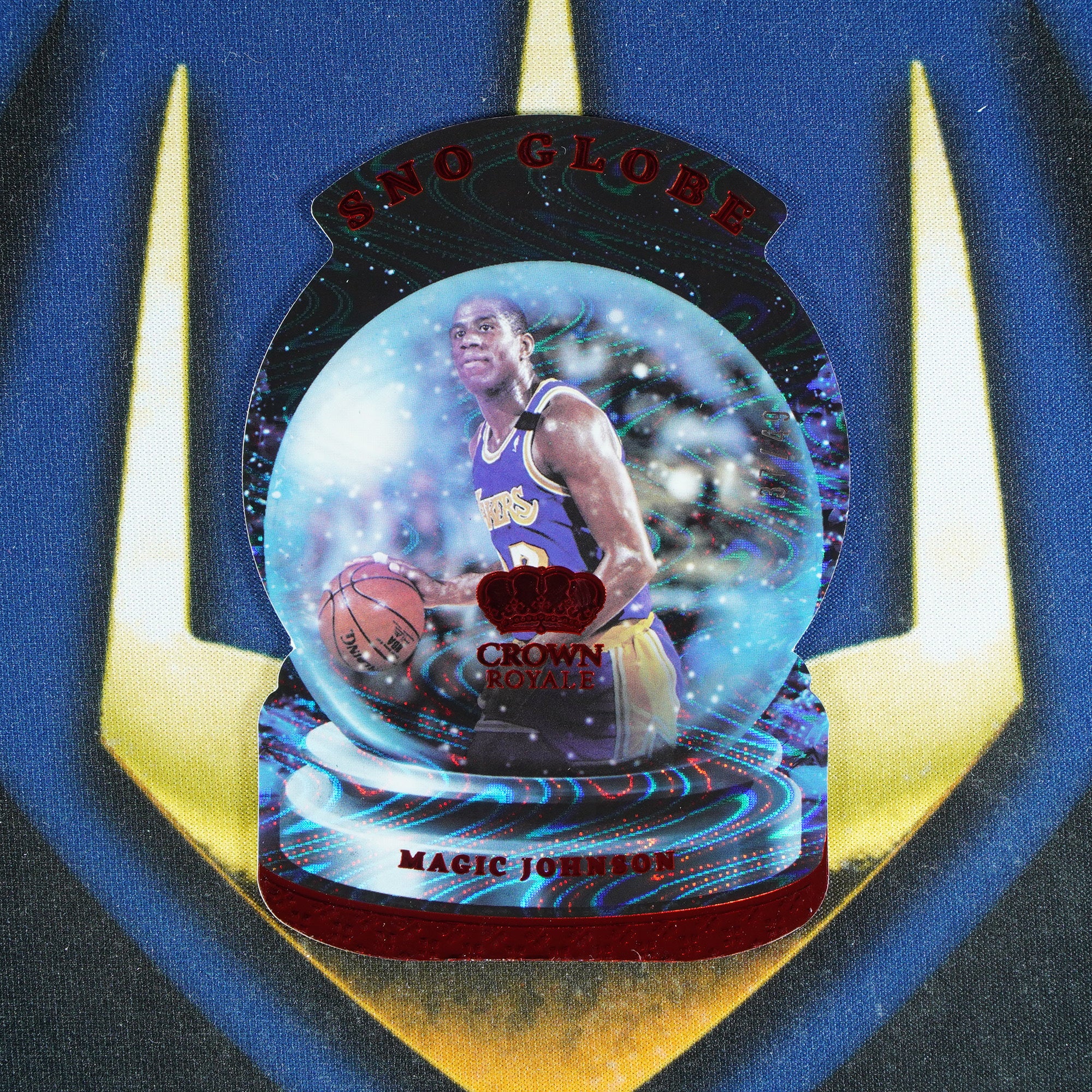 Magic Johnson 2021-22 PANINI CROWN ROYALE SNO GLOBE Die-Cut /49 [Raw]
