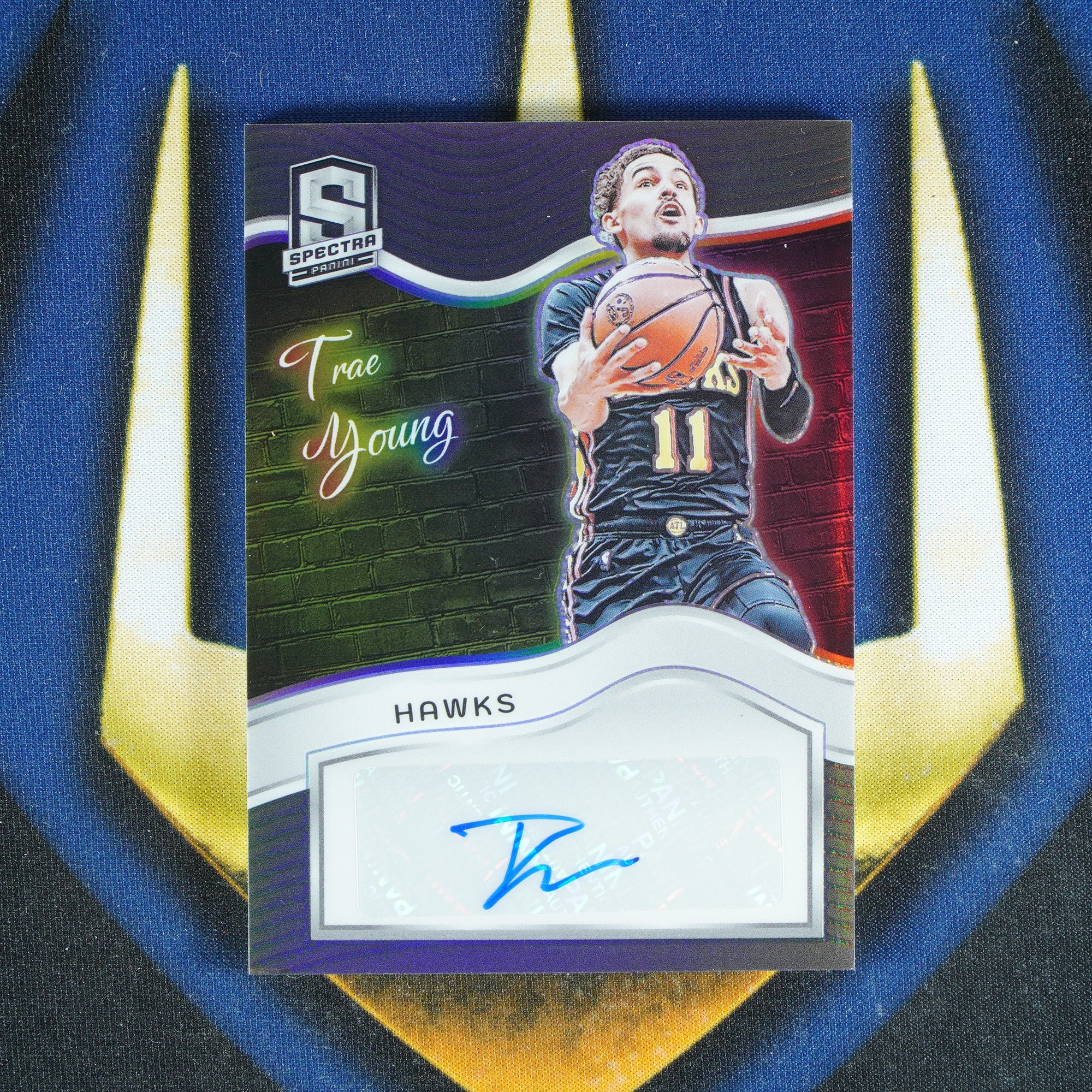 Trae Young  2023-24 PANINI SPECTRA Colographs Auto /49 [Raw]