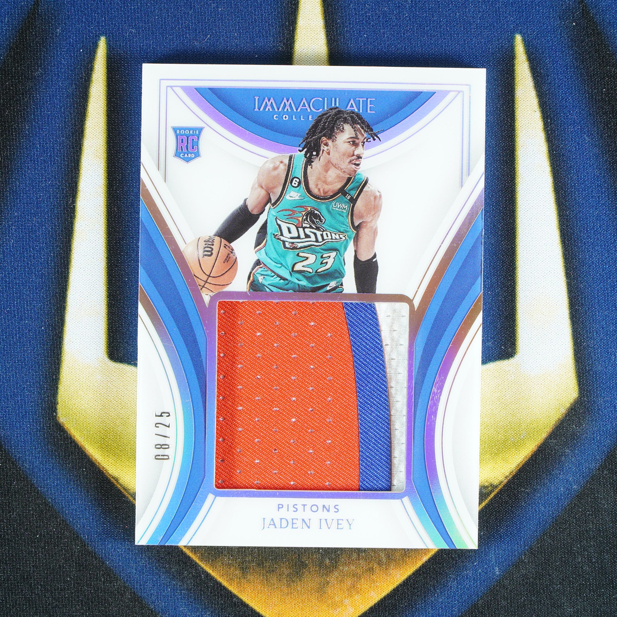 Jaden Ivey 2022-23 PANINI IMMACULATE Massive Memorabillia RPA /25 NA [Raw]
