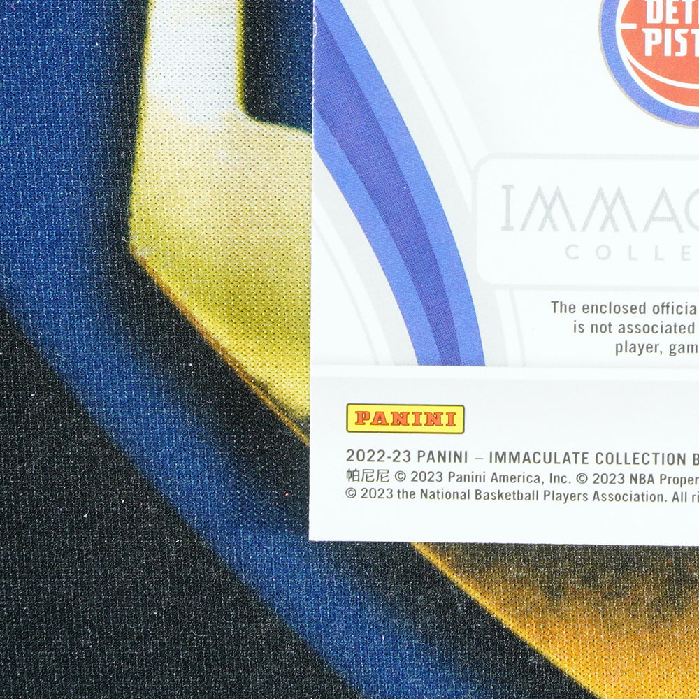 Jaden Ivey 2022-23 PANINI IMMACULATE Massive Memorabillia RPA /25 NA [Raw]