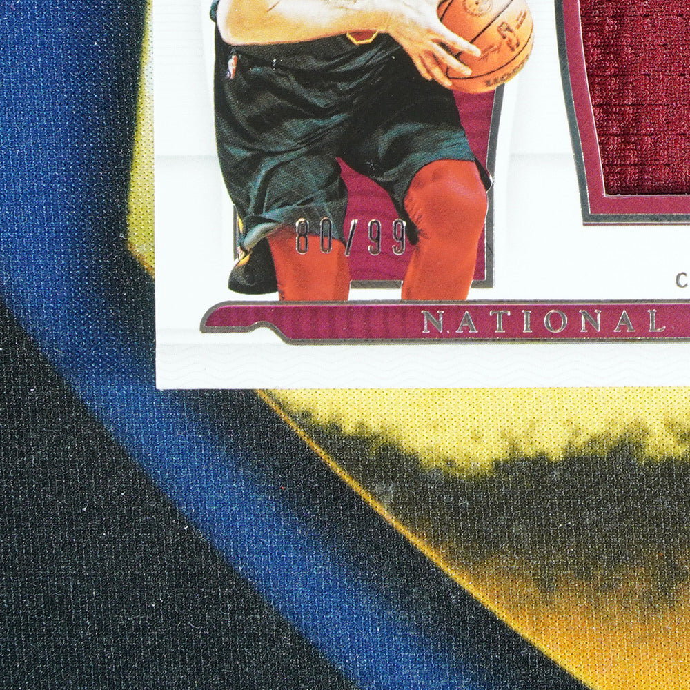 Kevin Love 2021-22 PANINI NATIONAL TREASURES Colossal Game Worn Patch /99 [Raw]