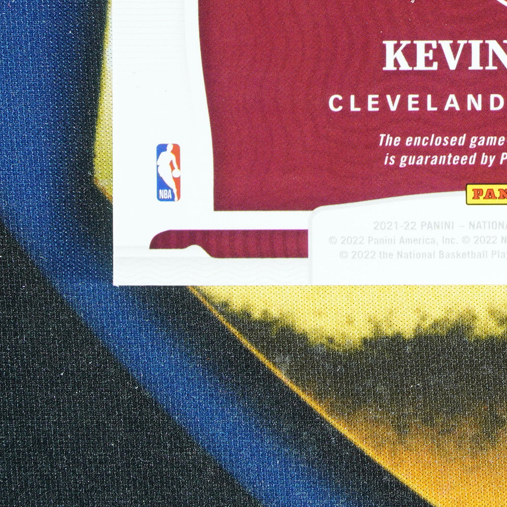 Kevin Love 2021-22 PANINI NATIONAL TREASURES Colossal Game Worn Patch /99 [Raw]