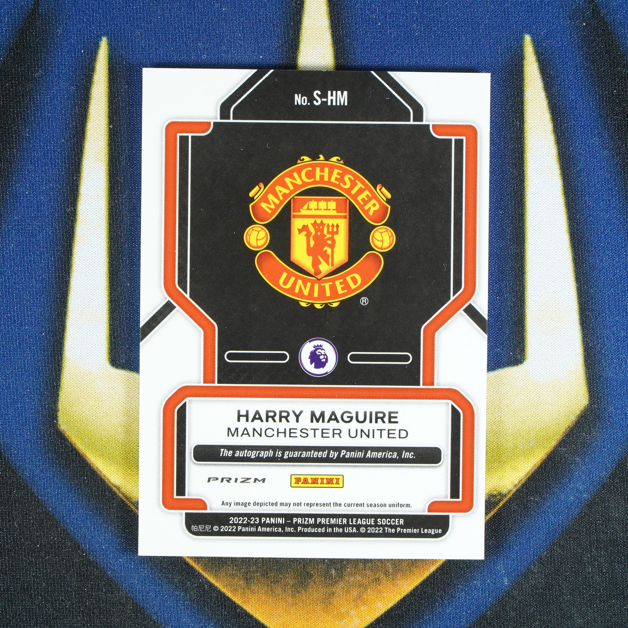 Harry Maguire 2022-23 PANINI PRIZM Choice Swirl Auto [Raw]
